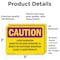 Signmission Radiation & Laser Sign, 3.5 in H x 5 in W, Vinyl Decal, Rectangle OS-2PACK-CR-D-35-L-10143 - alternate 6